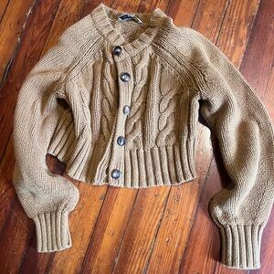 Toccin x RTW Brown Knit Sweater girls size